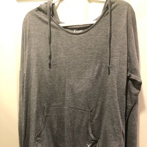 Grey Old Navy Workout Hoodie